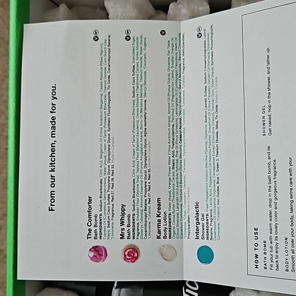 NEW Lush Cosmetics Nov 2023 Kitchen Box Intergalactic Comforter Karma Mrs Whippy - Picture 5 of 7